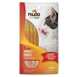Nulo Freestyle Perfect Purees Chicken Recipe Grain-Free Lickable Cat Treats